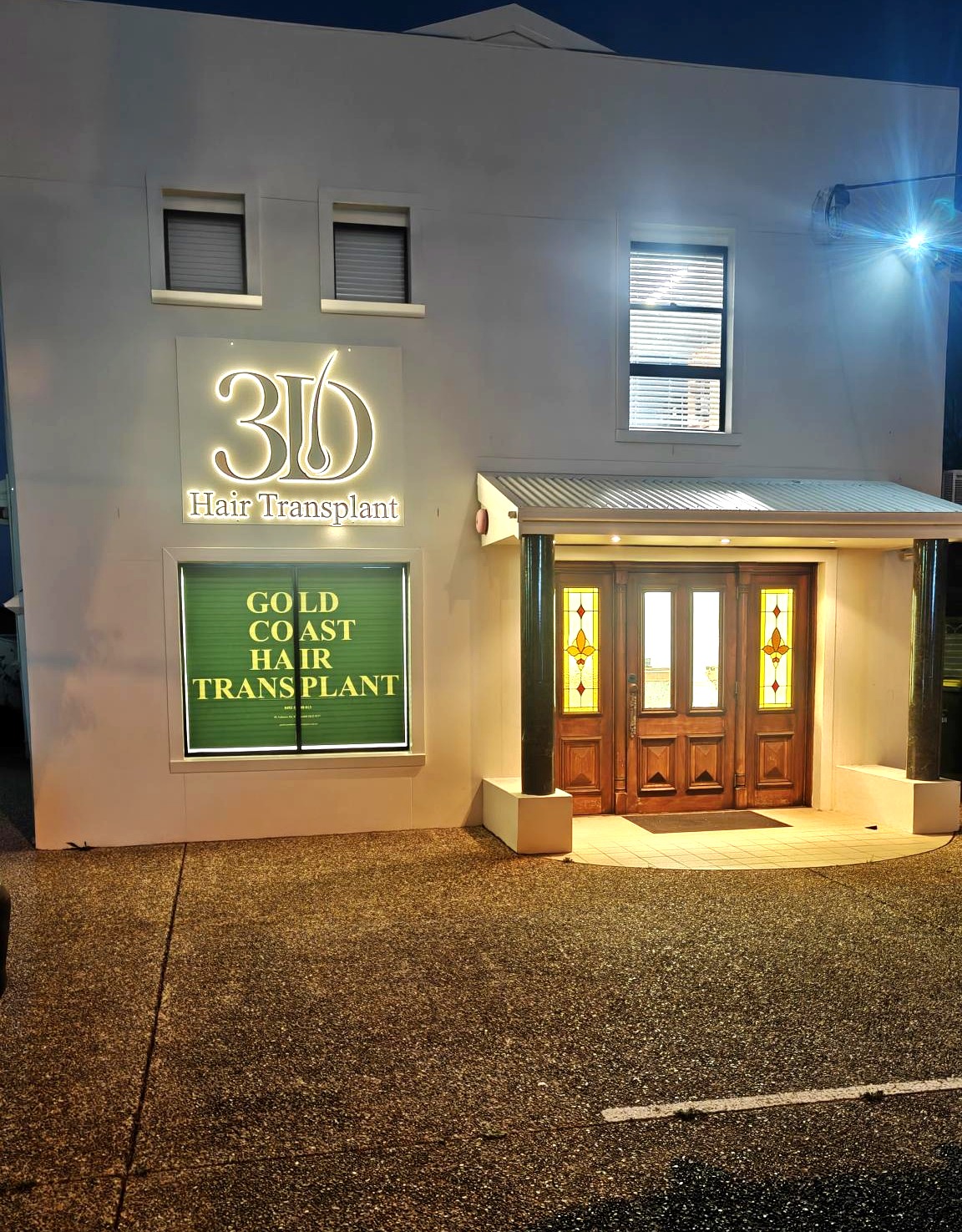 Gold Coast Hair Transplant clinic exterior in Bundall, close to Robina